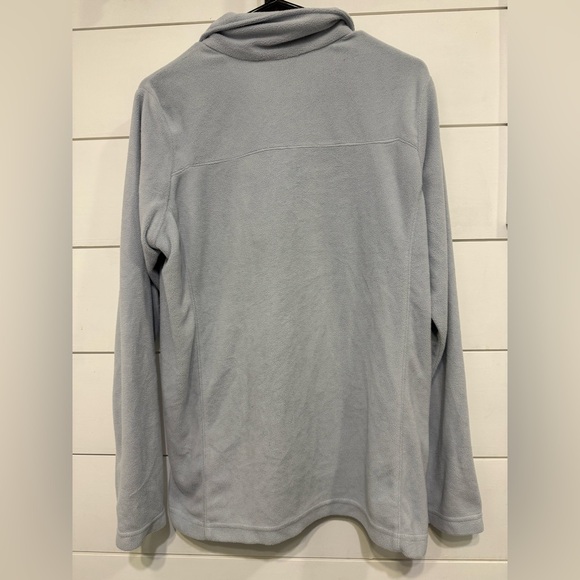 Columbia Light Blue Quarter-Zip Fleece Pullover - Picture 5 of 5